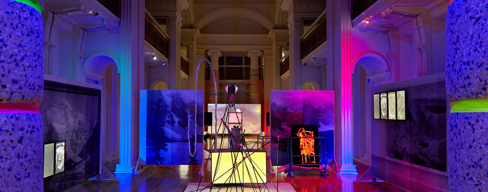 Benedict Drew, Sequencer, 2015. Installation view: British Art Show 8 Benedict Drew's Sequencer (2015) installed at Talbot Rice Gallery, Edinburgh, as part of British Art Show 8, a Hayward Touring exhibition.